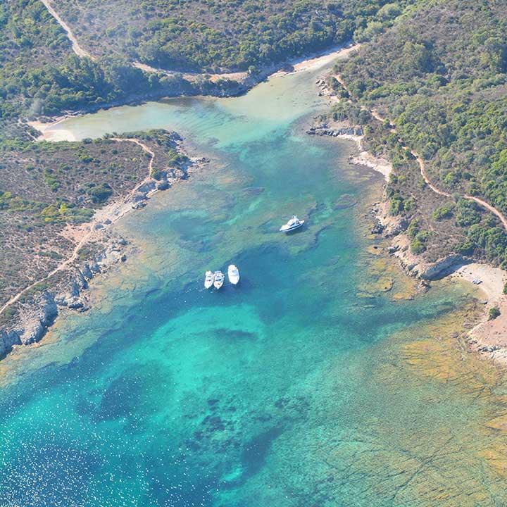 Vols découverte, l'anse de Malfalcu